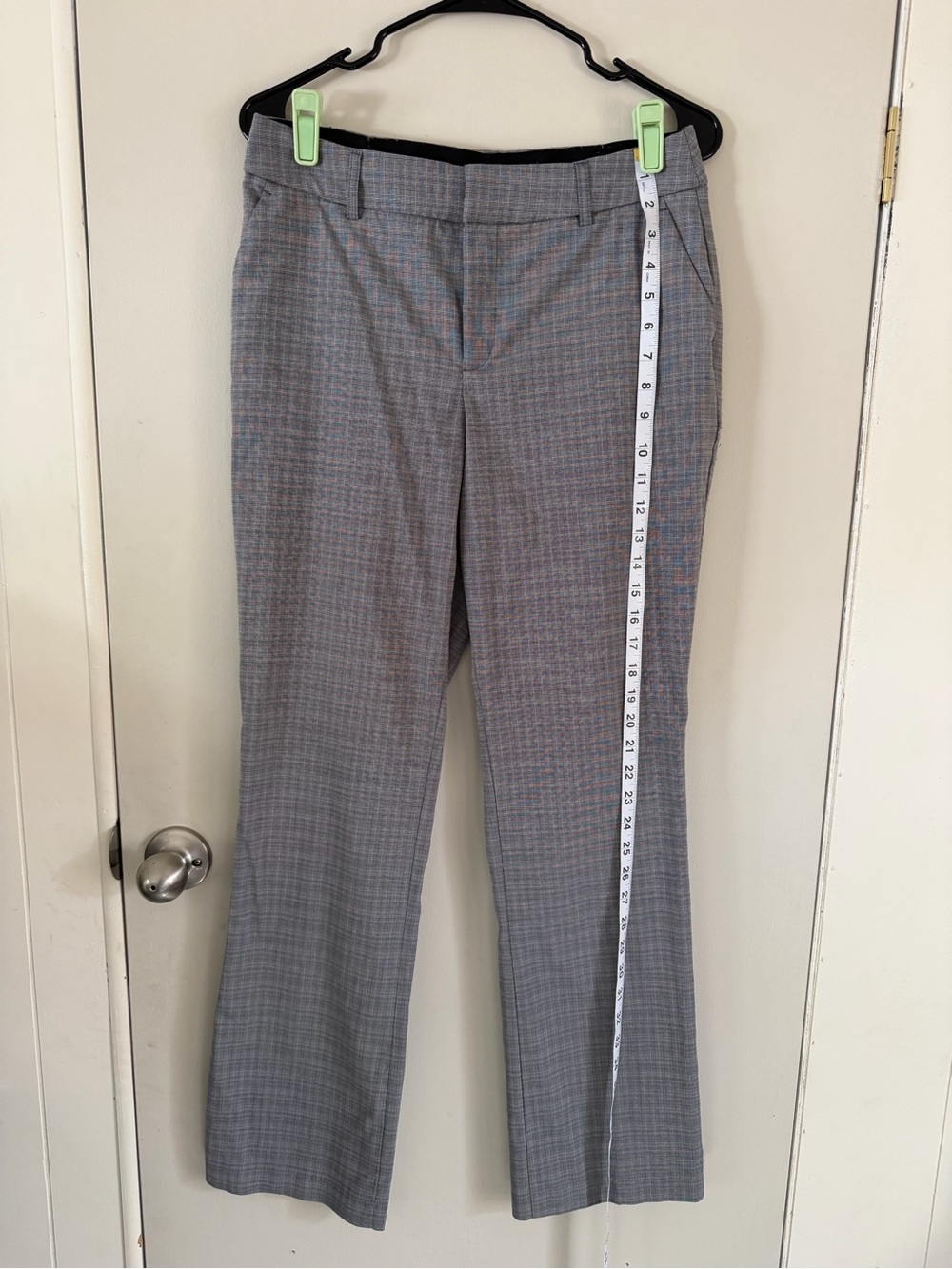 Gray plaid Pants - Classic Tailored Fit